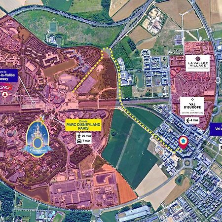 شيسي *Disneyland/Chessy* Appartement Idealement Situe المظهر الخارجي الصورة